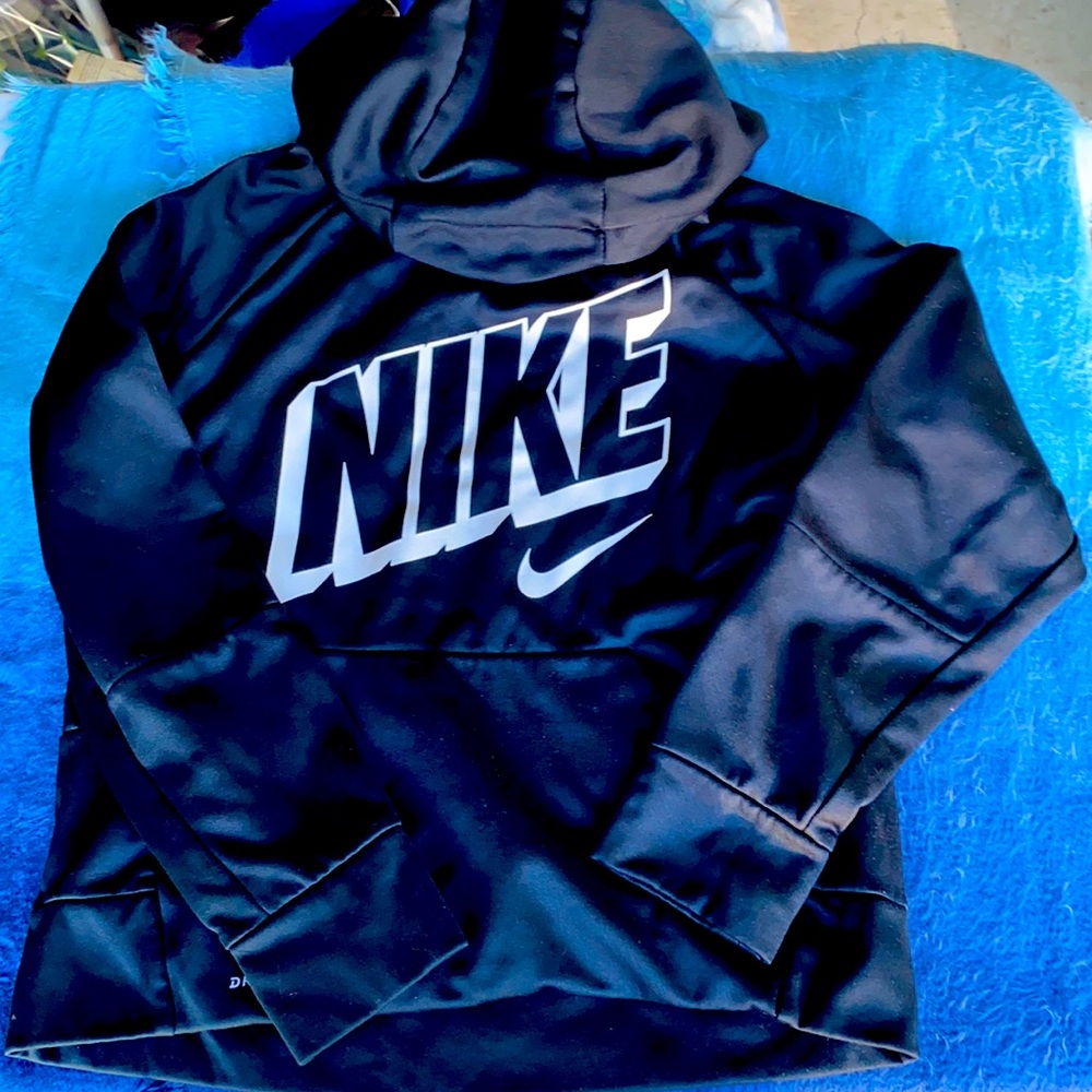 Black and gray Nike hoodie
